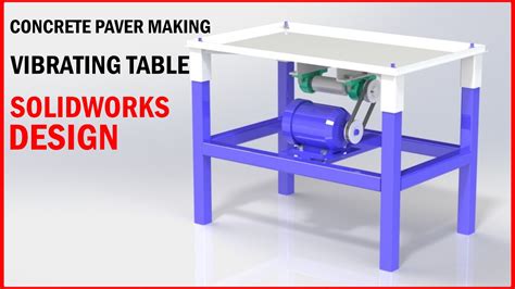 Concrete Paver Vibrating Table Design YouTube