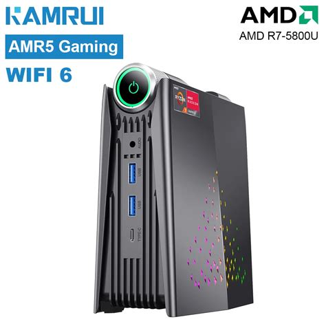 2023 New KAMRUI AMR5 Gaming Mini Pc AMD R7 5800U Up To 4 4GHz 16GB DDR4