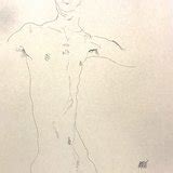 Egon Schiele Standing Male Nude For Sale Artspace