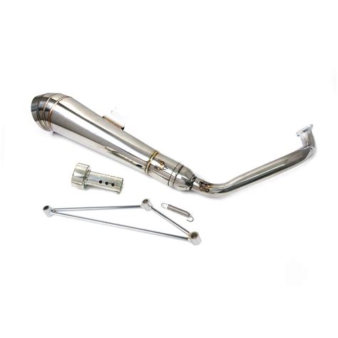 Stainless Steel Gp Exhaust Muffler Pipe Full System For Gy6 125cc 150cc Scooters Ebay