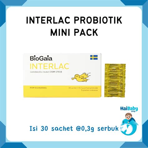 Jual Interlac Probiotik Mini Pack 30 Sachet Menjaga Saluran