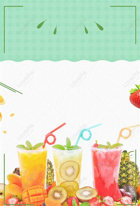 Background Musim Panas Poster Latar Belakang Minuman Dingin Gambar