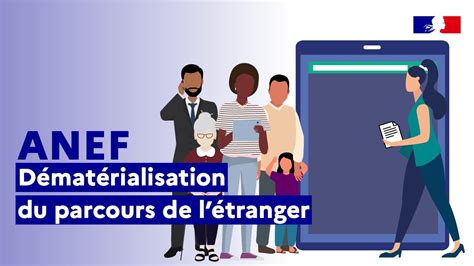 ANEF Dématérialisation du parcours de l étranger YouTube