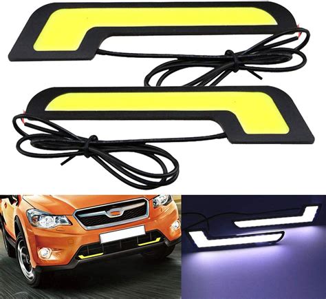 Ysy 12v Cob Drl Led Daytime Running Light For Car Offroad Suv Auto Led External