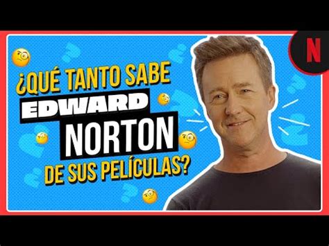 Qu Tanto Sabe Edward Norton De Sus Propias Pel Culas Youtube