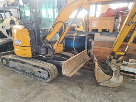 Kato Ton Mini Excavator Available For Rental At Construction Site