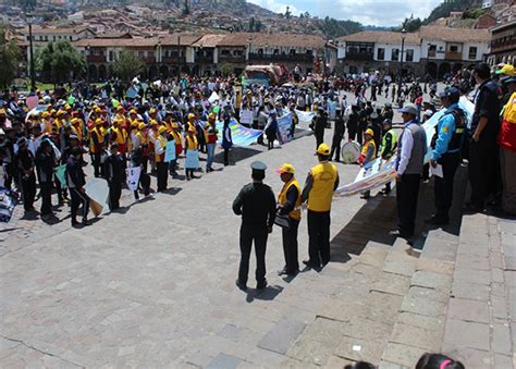 Cusco Jornada Cívica “todos Juntos Por La Paz” Se Llevó A Cabo Con éxito Diario El Sol De Cusco