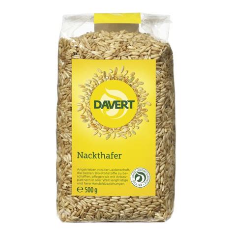 Davert Nackthafer Bio Speisegetreide G Futtermittel Online Shop