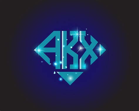 Plantilla De Icono De Vector De Diseño De Logotipo Moderno Inicial Akx