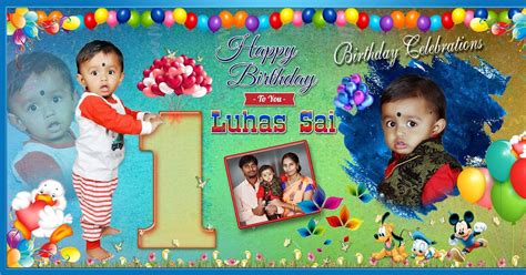 PSD Birthday Flex Design - SRK GRAPHICS