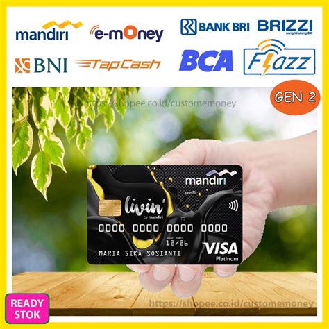 Jual Kartu Emoney Design Livin Mandiri Kartu Etoll E Money Mandiri