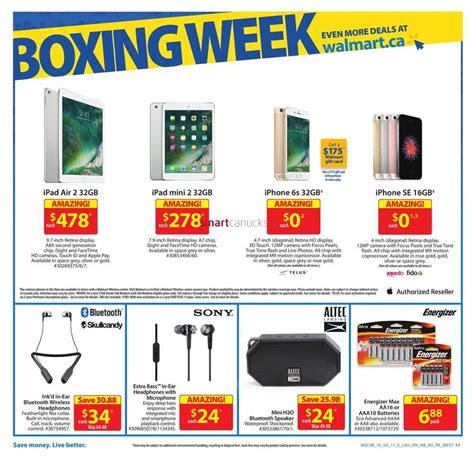 Walmart Canada Boxing Day Flyer Boxing Week December