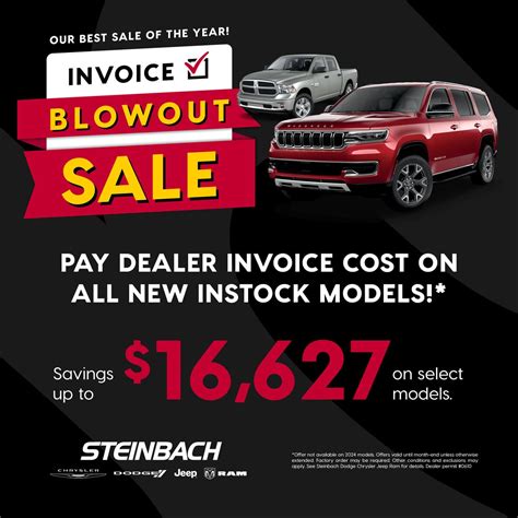 Monthly Sales Offer | Steinbach Dodge Chrysler Jeep Ram