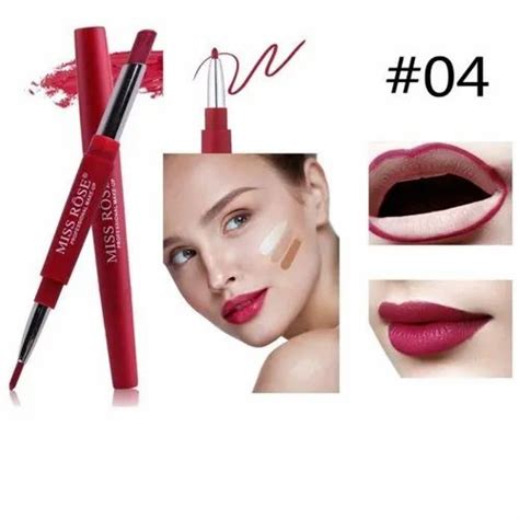 Natural Matte Lipstick Lip Liner 2 In 1 For Parlour Type Of