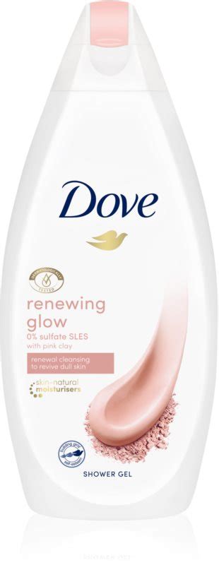 Dove Renewing Glow Pink Clay Nourishing Shower Gel Notino Ie