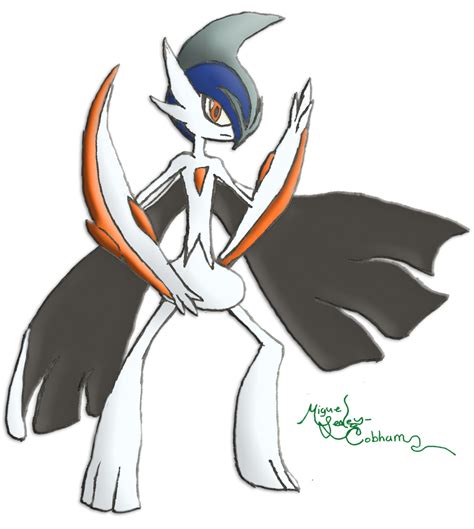 Shiny Mega Gallade by Dj-ArMaGeDdOn-145McG on DeviantArt