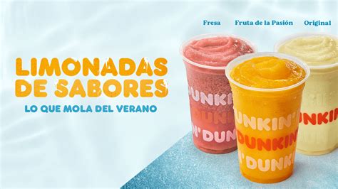 Lanzamos Las Nuevas Frozen Limonada De Sabores Dunkin