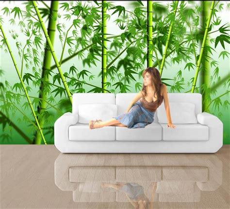 3d Room Wallpaper Custom Mural Non Woven Wall Sticker 3d Bamboo