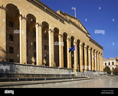 Old Parliament building in Tbilisi. Georgia Stock Photo - Alamy