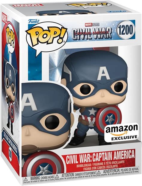 Amazon Funko Pop Marvel Capit N Am Rica Civil War Construye Una