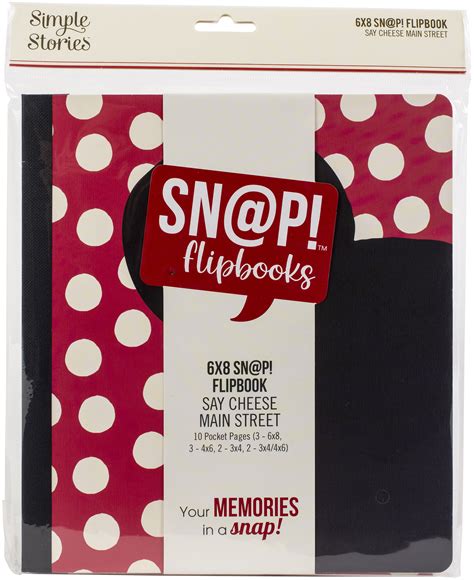 Simple Stories Sn P Flipbook 6X8 Say Cheese Main Street 810046692653