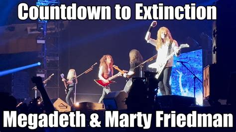 Megadeth Marty Friedman Countdown To Extinction Live At Budokan