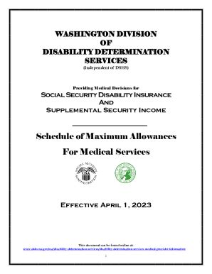 Fillable Online Washington State Division Of Disability Determination