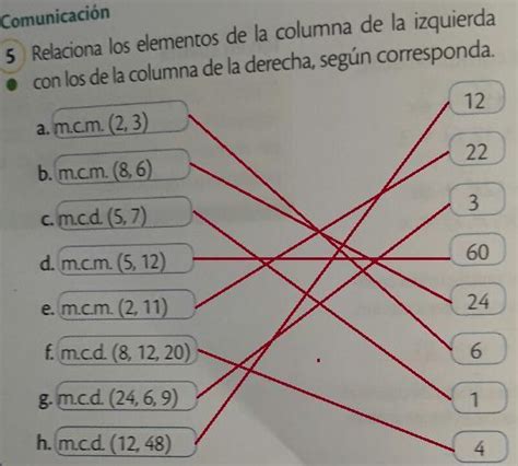 Relaciona Los Elementos De La Columna De La Izquierda Con La Columna