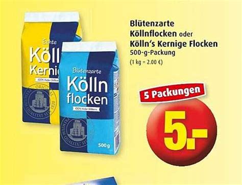 Bl Tenzarte K Llnflocken Oder K Lln S Kernige Flocken Angebot Bei Markant