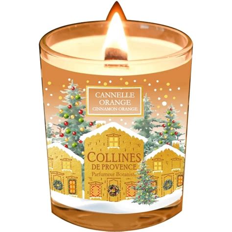 Bougie Parfum E Cannelle Orange Collines De Provence Id E Cadeau Noel