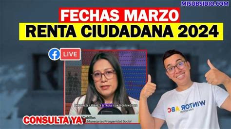 Renta Ciudadana Prosperidad Social Revela Fecha De Pagos E