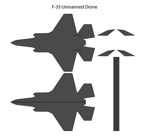 F-35 Unmanned Drone Paper Jet by CreativeDyslexic on DeviantArt