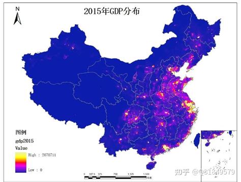 中国gdp空间分布数据集1990 2020年 知乎