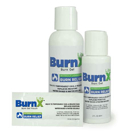 Burn X Lite Cooling Gel Coretex Products