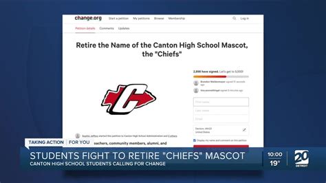 Canton High School students push for mascot name change