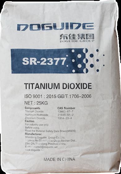 General Purpose Titanium Dioxide Rutile Sr 2377 For Paint Plastic