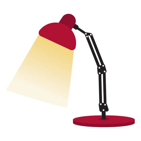 Desk Lamp Vector 14441704 Vector Art At Vecteezy