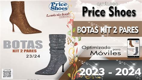 CATALOGO PRICE SHOES BOTAS KIT 2 PARES 2023 2024 YouTube