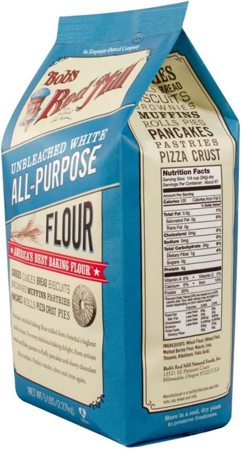 Amazon Bobs Red Mill Unbleached White All Purpose Baking Flour