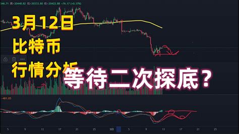 3月12日比特币行情分析等待二次探底？ Youtube