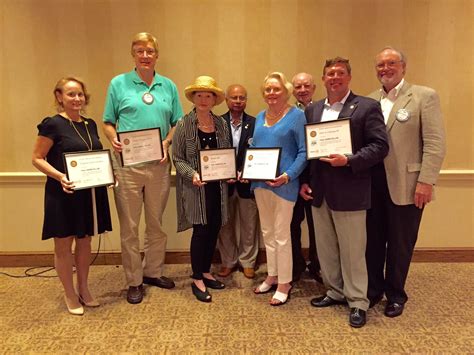 Paul Harris Fellows Recognized By Rotary Club Of North Jackson Rotary