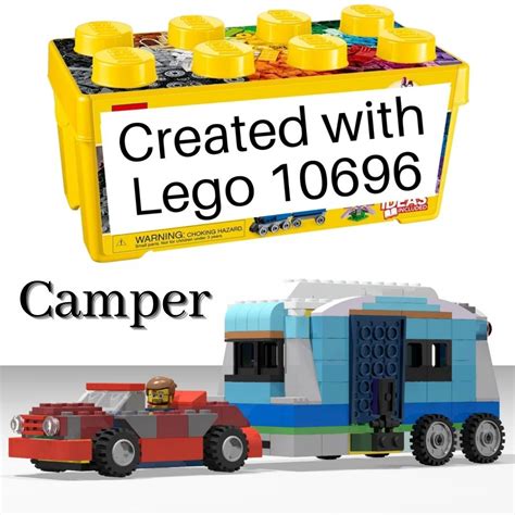 Lego Classic 10696 Building Ideas Camper Diy Instruction Classic