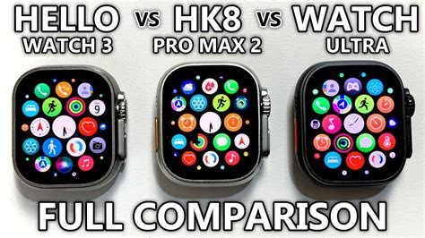 Hello Watch Vs Hk Pro Max Vs Iwo Watch Ultra Full Comparison Top