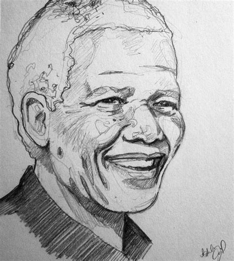 Sketches of Nelson Mandela