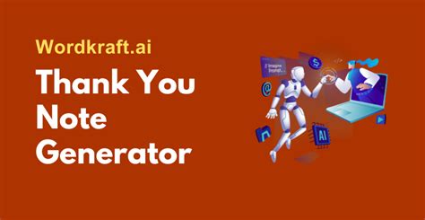 Best Free Online Thank You Note Generator Wordkraft