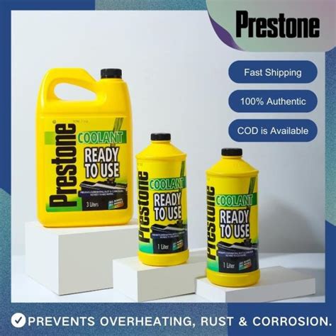 Prestone Coolant Ready To Use L Green Color Engine Coolant For Car