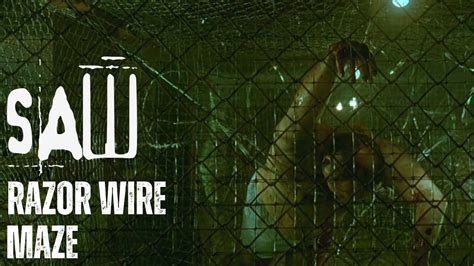 SAW 2004 Razor Wire Maze YouTube