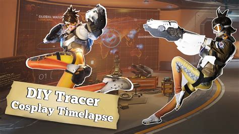 Diy Tracer Overwatch Cosplay Timelapse Youtube