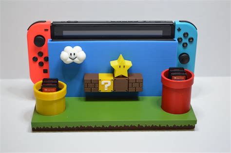 Mario Themed Switch Dock Cover Etsy