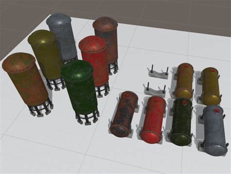 Industrial Tanks Package 3d Industrial Unity Asset Store